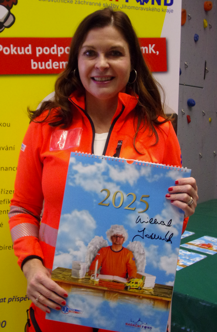 KŘEST SEDMÉHO CHARITATIVNÍHO KALENDÁŘE JIHOMORAVSKÉ ZÁCHRANKY